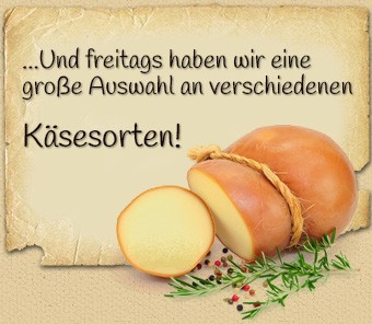 vielfältiges Käseangebot